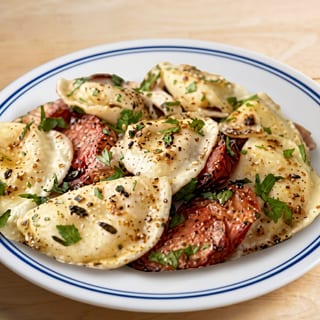Grilled Pierogis App