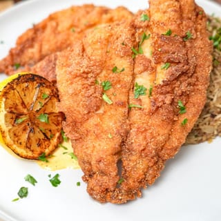 Fried Flounder Dinner