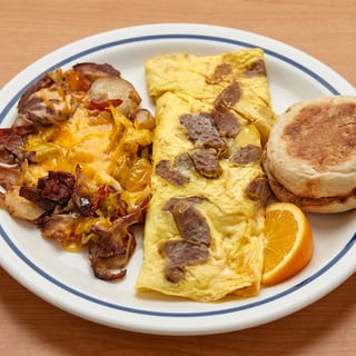 Sausage & Cheese Omelet