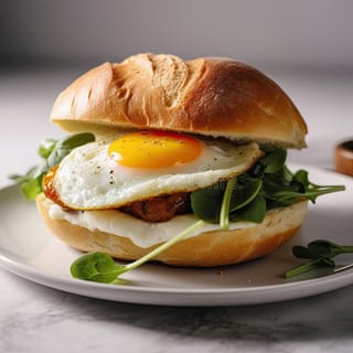Burger & Eggs