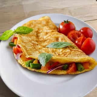 Vegetable &  Cheese Omelet