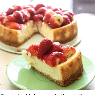 Cheesecake Slice with Strawberry